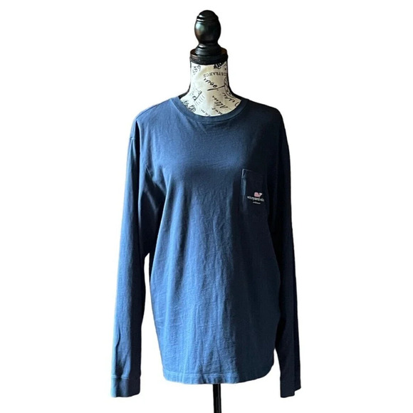 Vineyard Vines navy US Naval Academy Long sleeves Men’s Shirt Sz S Preppy Casual - Picture 4 of 8